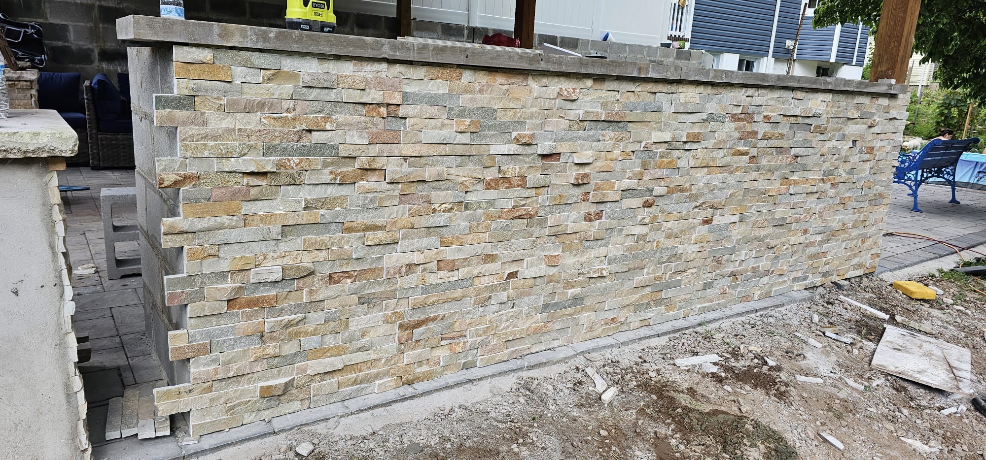 Stone Veneer Install